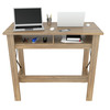 Inval Multi Purpose Pub/Home Office Table 47.2 in. W Rectangular Amaretto ES-14403